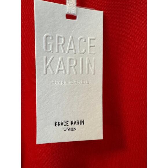 NWT Grace Karin Open Front 3/4 Sleeve Crop Cardigan Sweater - Picture 6 of 7